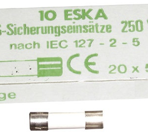 Recambio FUSIBLE MICROONDAS ESTANDARD 5X20MM 6.3A CAJA 10UNID. CERAMICO