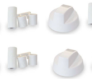 Recambio KIT MANDO COCINA ESTANDARD 4 PCS BLANCO
