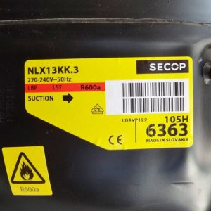 Recambio COMPRESORES SECOP NLX13KK.3  R600 GAS -( NLX15KK.4) -1/3 14.65cc